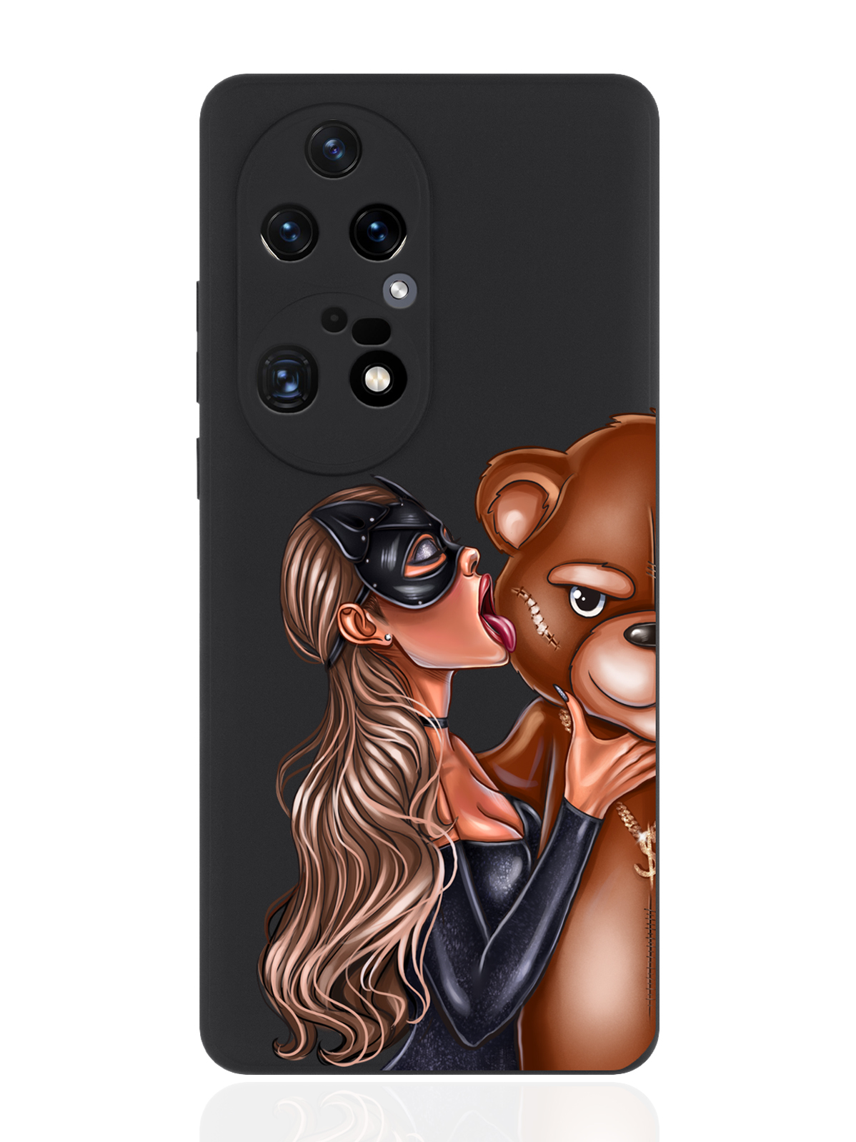 Чехол для смартфона Huawei P50 Pro черный силиконовый Кошечка и мишка, Черный;коричневый
Чехол для смартфона Huawei P50 Pro черный силиконовый Кошечка и мишка, Черный;коричневый