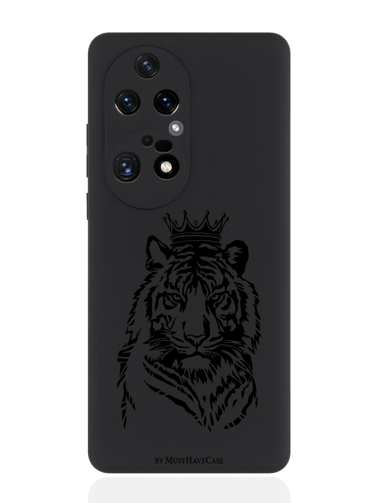 Чехол для смартфона Huawei P50 Pro черный силиконовый Тигр с Короной
Чехол для смартфона Huawei P50 Pro черный силиконовый Тигр с Короной