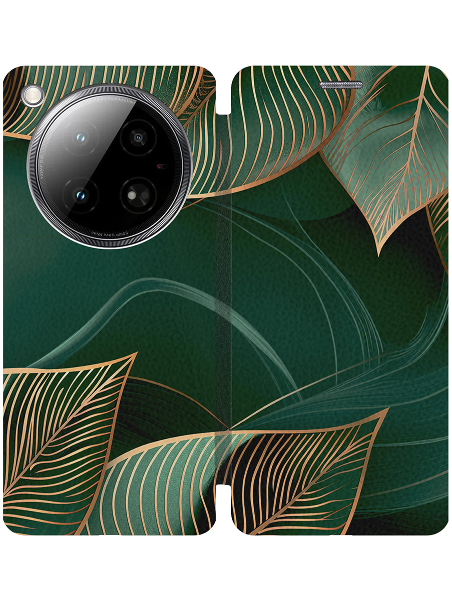 Чехол-книжка на Infinix Zero 40 4G с принтом "Малахитовые листья" черный, Черный;зеленый, 786722341
Чехол-книжка на Infinix Zero 40 4G с принтом "Малахитовые листья" черный, Черный;зеленый, 786722341