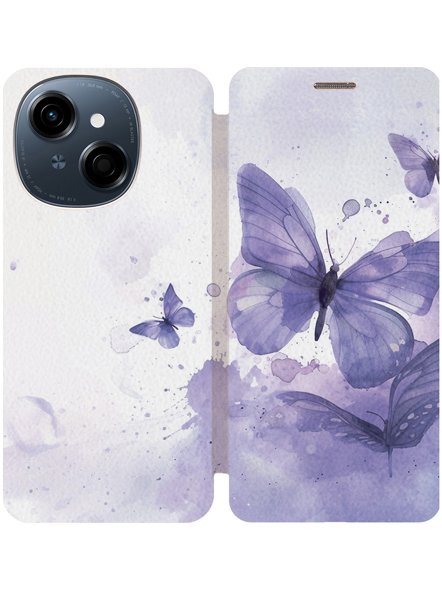 Чехол-книжка на Tecno Spark Go 1/Pop 9 с принтом "Сиреневые акварельные бабочки" золотой, Золотистый;белый;фиолетовый, 786716923
Чехол-книжка на Tecno Spark Go 1/Pop 9 с принтом "Сиреневые акварельные бабочки" золотой, Золотистый;белый;фиолетовый, 786716923