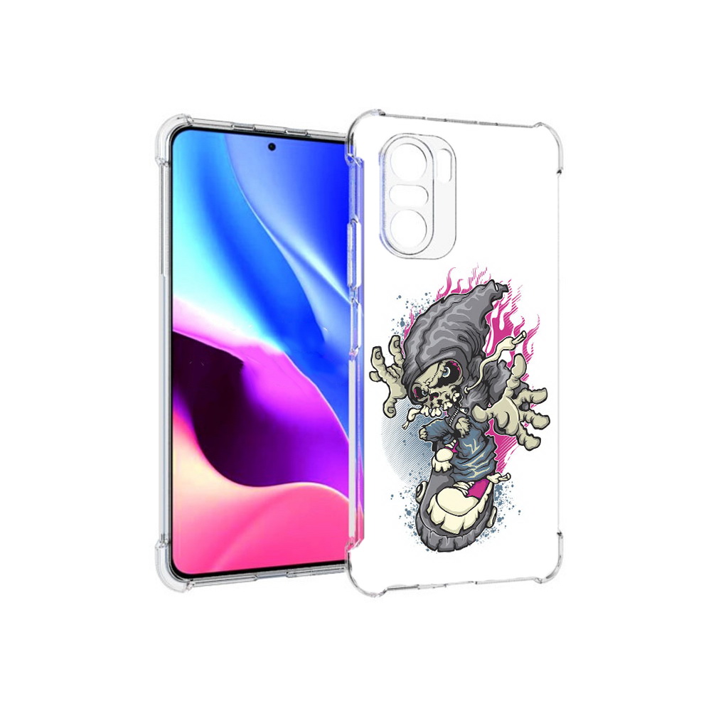 Чехол MyPads Tocco для Xiaomi Redmi K40 нарисованный скелет на скейт борде, Прозрачный, Tocco
Чехол MyPads Tocco для Xiaomi Redmi K40 нарисованный скелет на скейт борде, Прозрачный, Tocco