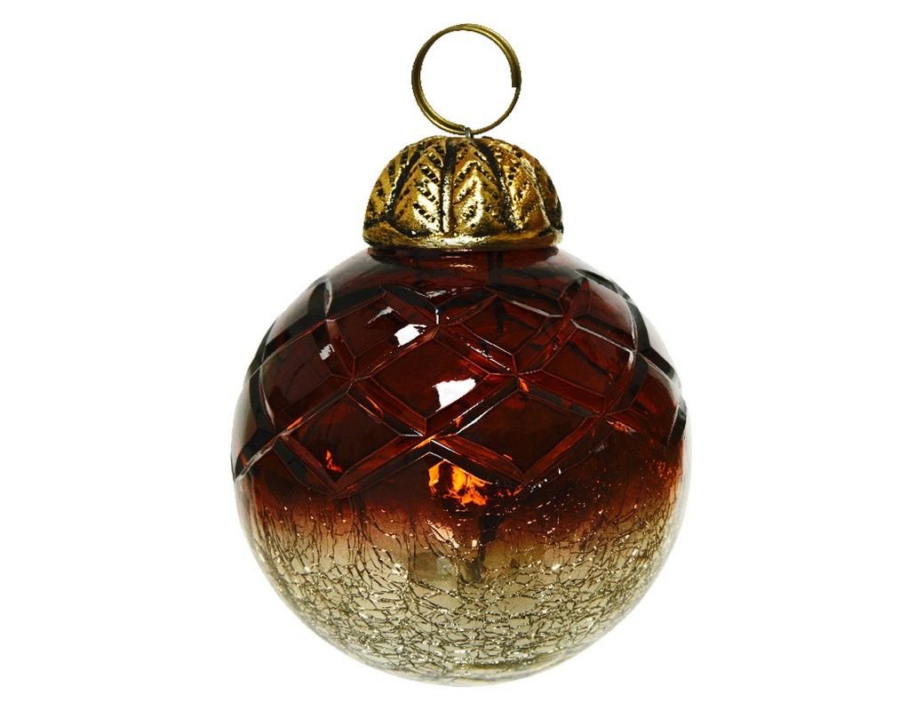 Ёлочный шар ПАЛЛОНЧИНО, стеклянный, шоколадно-янтарный, 10 см, Kaemingk (Decoris), Коричневый
Ёлочный шар ПАЛЛОНЧИНО, стеклянный, шоколадно-янтарный, 10 см, Kaemingk (Decoris), Коричневый
