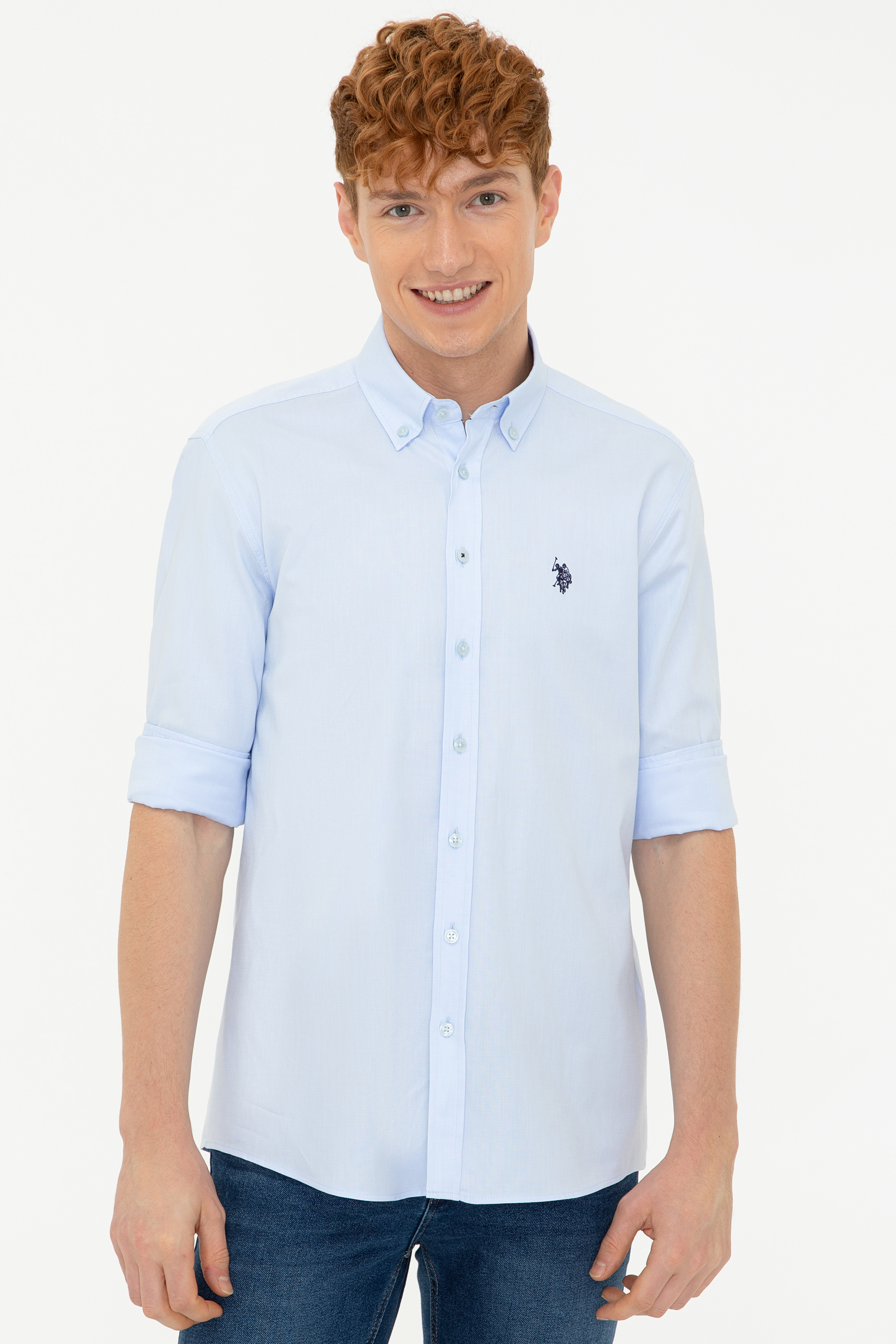 Рубашка мужская U.S. POLO Assn. G081SZ0040CEDROREG021K голубая 3XL, G081SZ0040CEDROREG021K
Рубашка мужская U.S. POLO Assn. G081SZ0040CEDROREG021K голубая 3XL, G081SZ0040CEDROREG021K