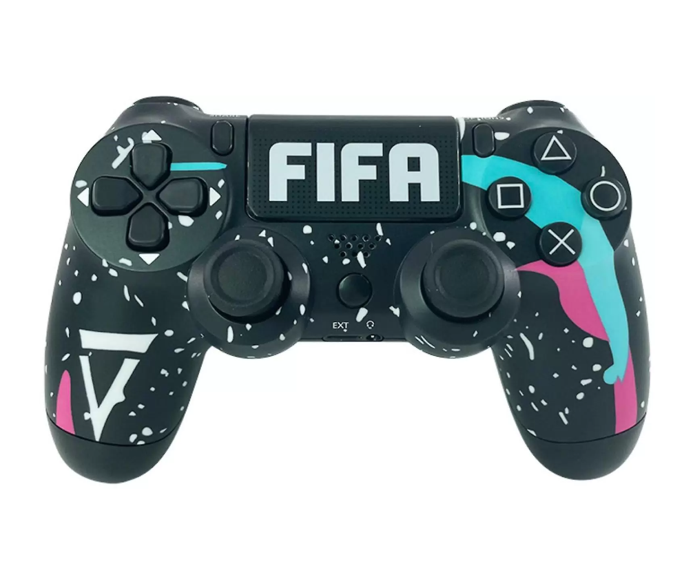Геймпад NoBrand DualShock 4 Wireless Controller (v2) Fifa, DualShock 4 Wireless Controller (v2)
Геймпад NoBrand DualShock 4 Wireless Controller (v2) Fifa, DualShock 4 Wireless Controller (v2)