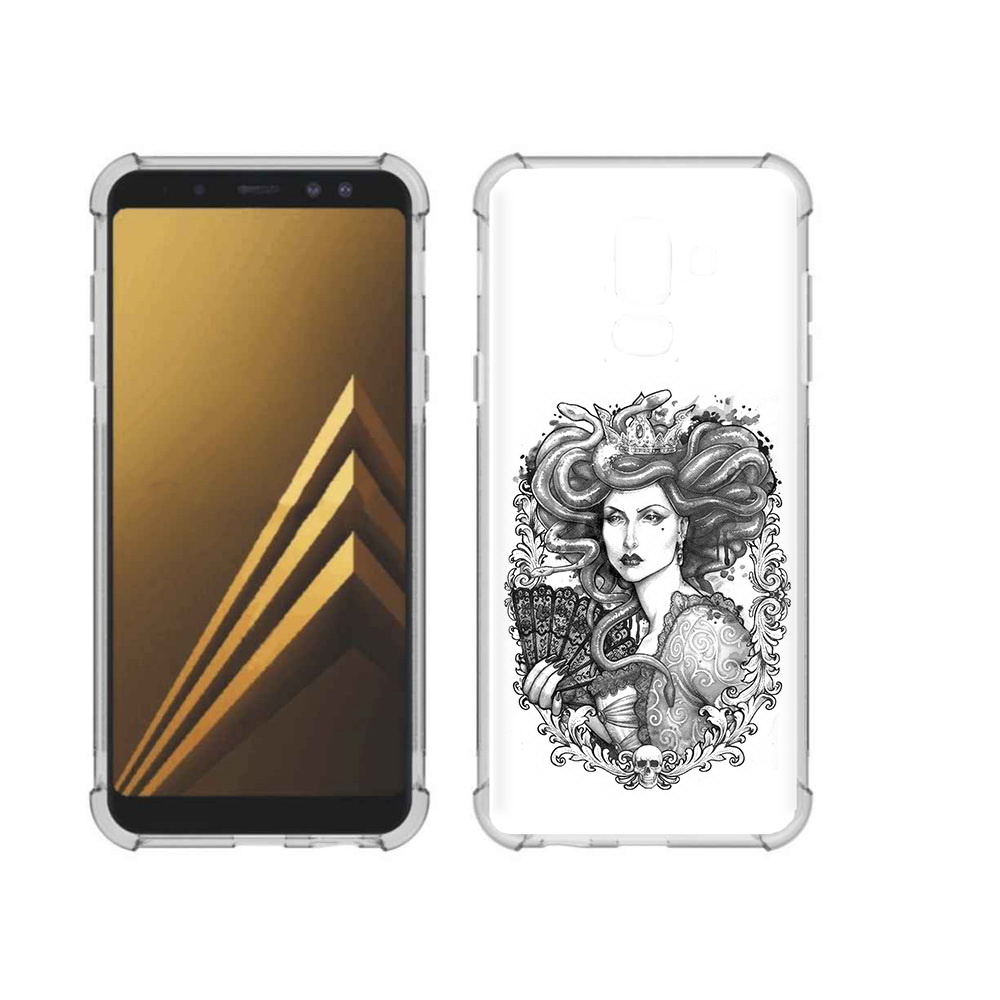 Чехол MyPads Tocco для Samsung Galaxy A6+ (2018) медуза черно белый (PT111520.594.472), Прозрачный, Tocco
Чехол MyPads Tocco для Samsung Galaxy A6+ (2018) медуза черно белый (PT111520.594.472), Прозрачный, Tocco