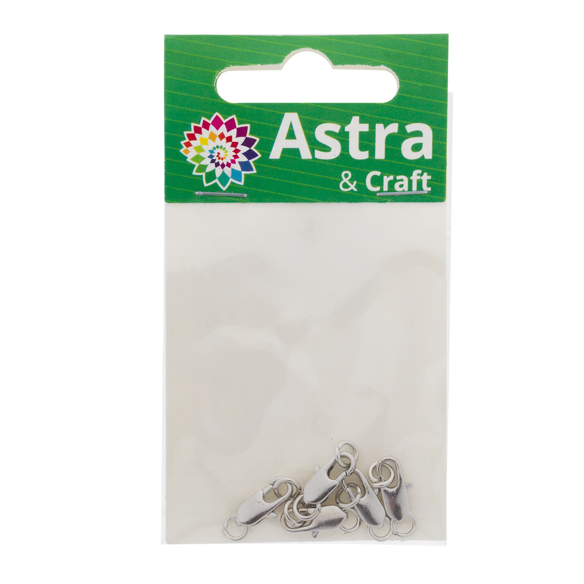 Замок для бус карабин с кольцами 12мм, 5шт/упак, Astra&Craft (Никель), Серебристый, 7727692
Замок для бус карабин с кольцами 12мм, 5шт/упак, Astra&Craft (Никель), Серебристый, 7727692