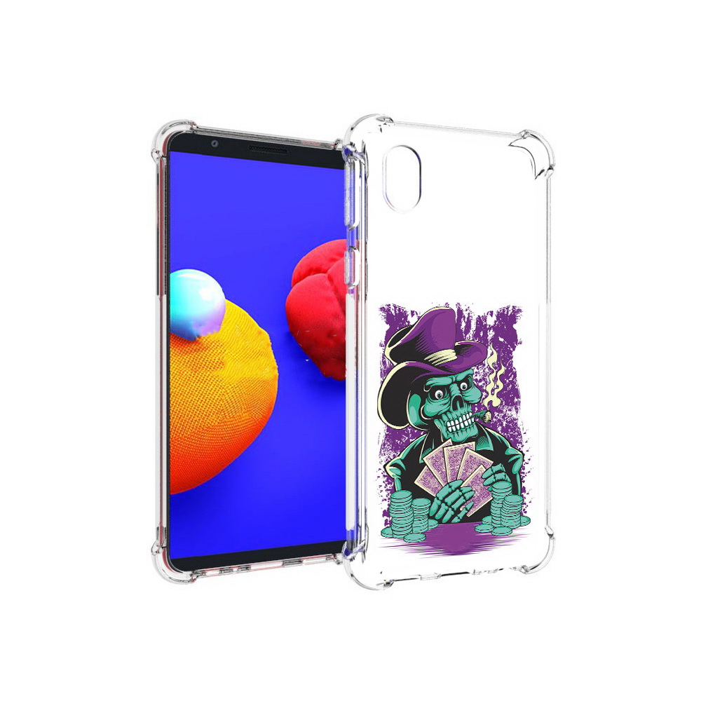 Чехол MyPads Tocco для Samsung Galaxy A01 Core зеленый череп с картами (PT151825.477.361), Прозрачный, Tocco
Чехол MyPads Tocco для Samsung Galaxy A01 Core зеленый череп с картами (PT151825.477.361), Прозрачный, Tocco