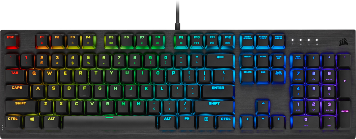 Игровая клавиатура Corsair Gaming K60 RGB PRO Cherry MV (CH-910D018-RU), Gaming K60 RGB PRO Cherry MV
Игровая клавиатура Corsair Gaming K60 RGB PRO Cherry MV (CH-910D018-RU), Gaming K60 RGB PRO Cherry MV
