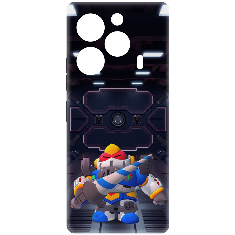 Чехол-накладка Krutoff Soft Case Brawl Stars - Паладин Вольт-Меха для TECNO Pova 6 Pro, Черный
Чехол-накладка Krutoff Soft Case Brawl Stars - Паладин Вольт-Меха для TECNO Pova 6 Pro, Черный