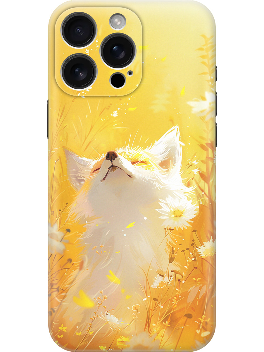 Силиконовый чехол на Apple iPhone 16 Pro Max с принтом "Лиса в цветах", Прозрачный;белый;желтый;оранжевый, 785198311 
Силиконовый чехол на Apple iPhone 16 Pro Max с принтом "Лиса в цветах", Прозрачный;белый;желтый;оранжевый, 785198311