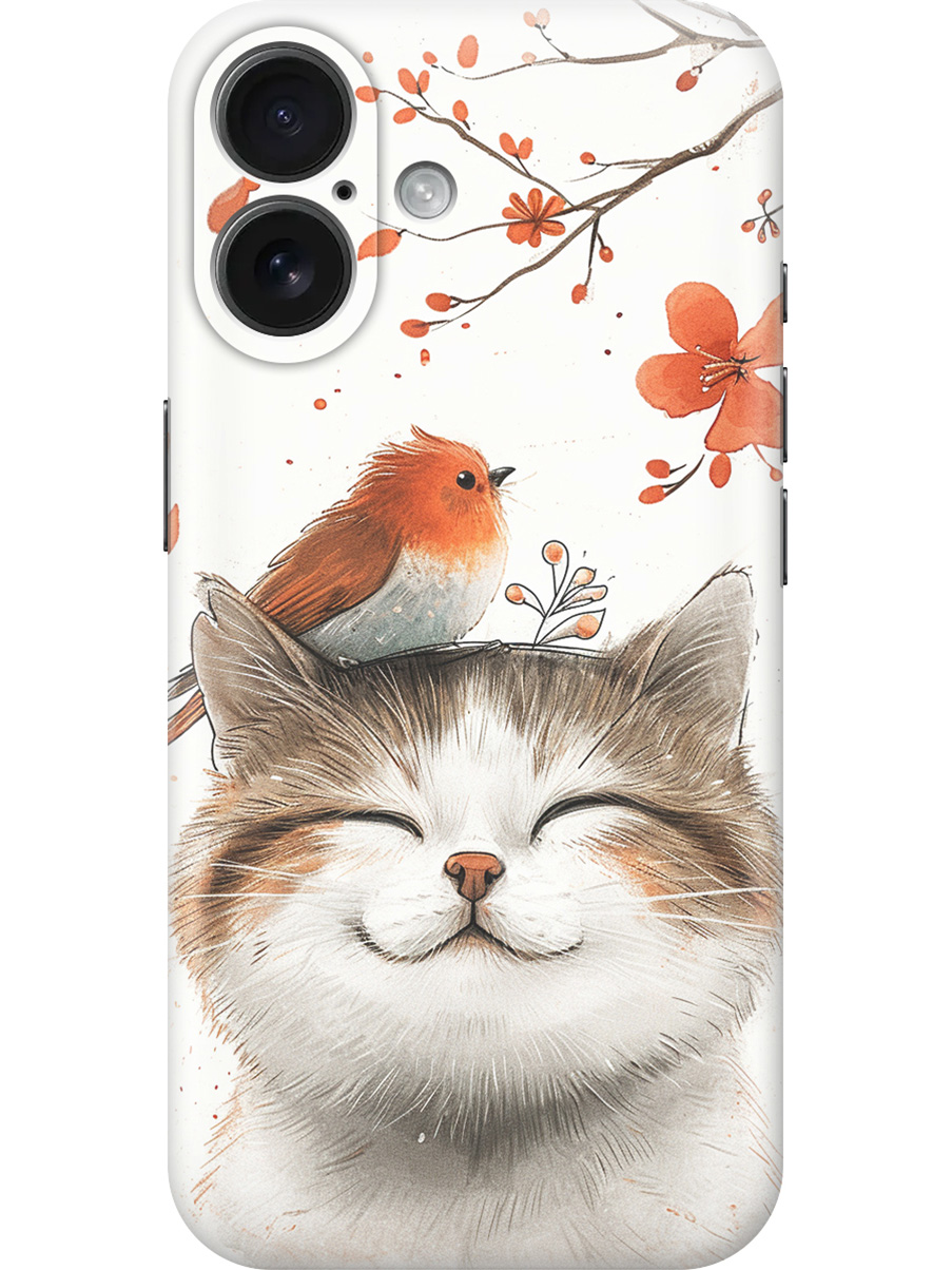 Силиконовый чехол на Apple iPhone 16 с принтом "Довольный котик и птичка", Прозрачный;белый;красный, 785196511
Силиконовый чехол на Apple iPhone 16 с принтом "Довольный котик и птичка", Прозрачный;белый;красный, 785196511