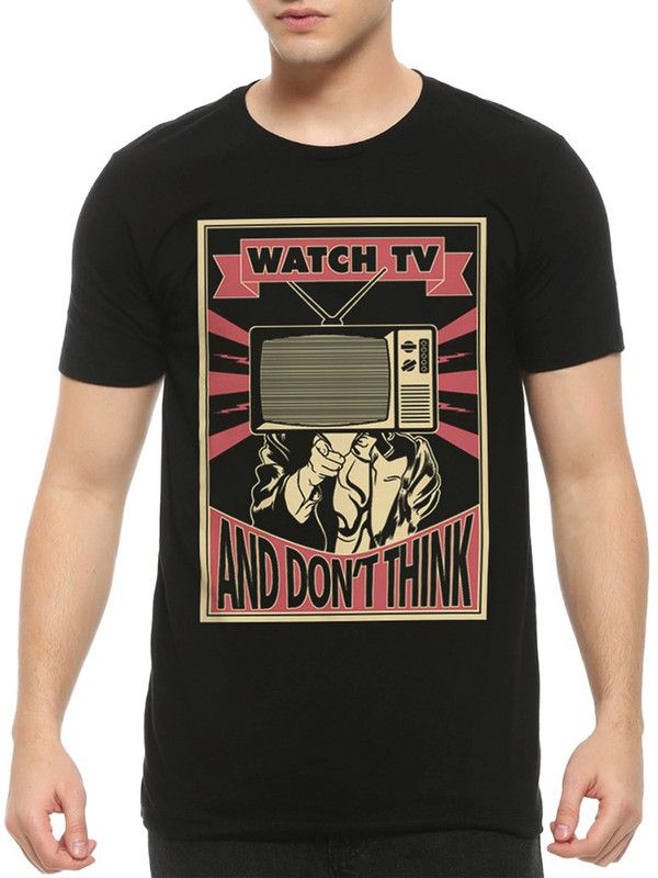 Футболка мужская DreamShirts Studio Смотри телевизор и не думай 2 черная S, Черный, Смотри телевизор и не думай 2
Футболка мужская DreamShirts Studio Смотри телевизор и не думай 2 черная S, Черный, Смотри телевизор и не думай 2