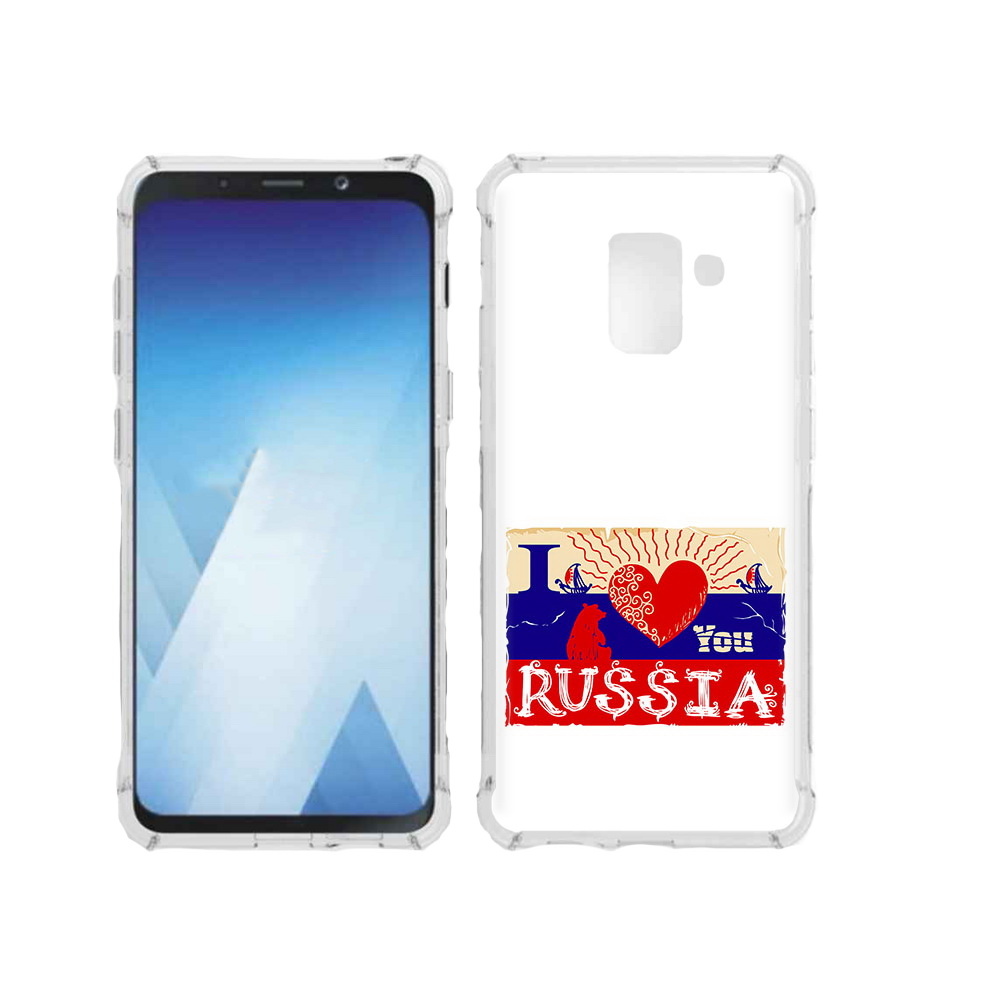 Чехол MyPads Tocco для Samsung Galaxy A5 (2018) Люблю Россию (PT95317.573.112), Прозрачный, Tocco 
Чехол MyPads Tocco для Samsung Galaxy A5 (2018) Люблю Россию (PT95317.573.112), Прозрачный, Tocco