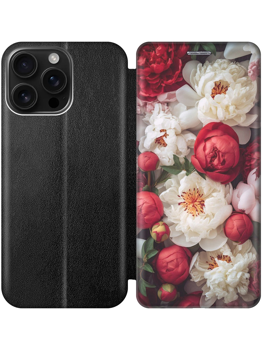 Чехол-книжка на Apple iPhone 16 Pro Max с принтом "Красно-белые пионы" черный, Черный;белый;красный, 785198321
Чехол-книжка на Apple iPhone 16 Pro Max с принтом "Красно-белые пионы" черный, Черный;белый;красный, 785198321