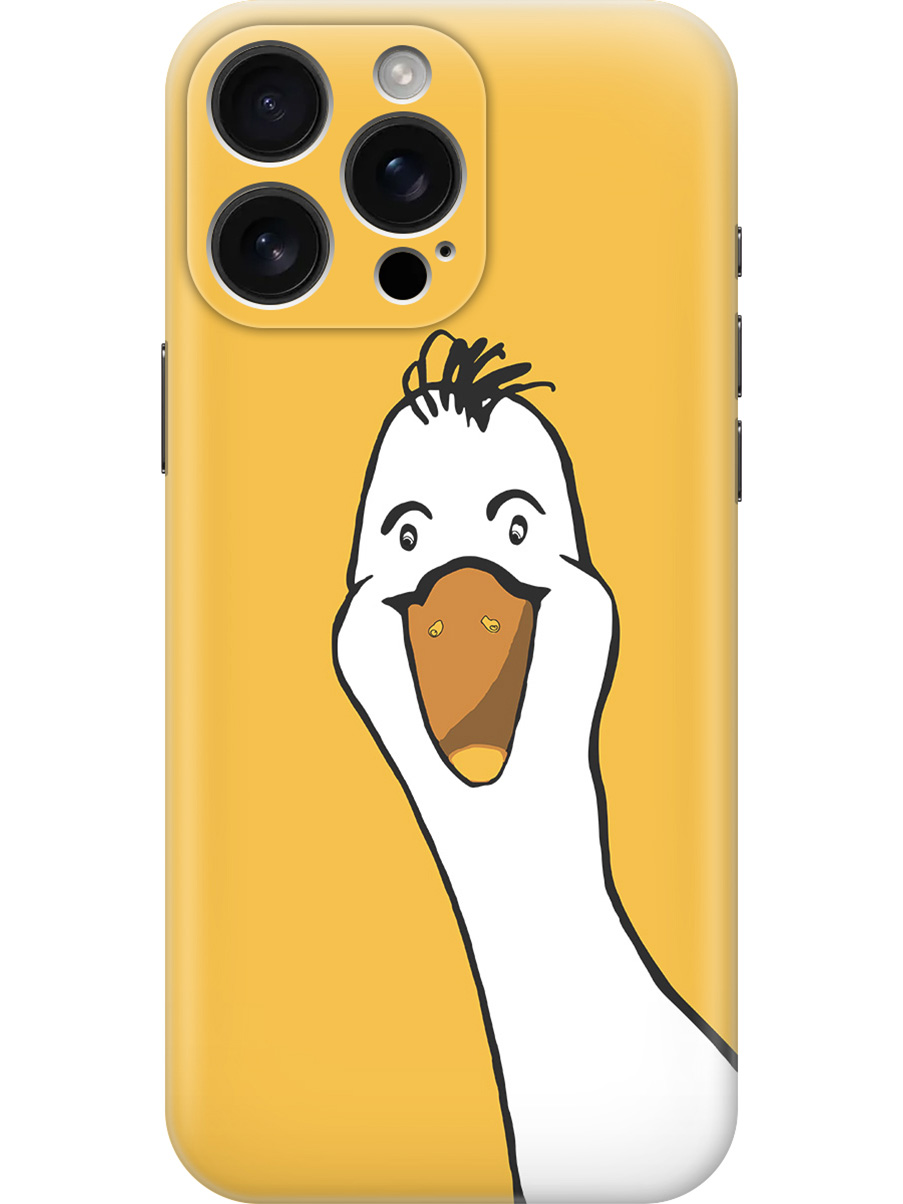 Силиконовый чехол на Apple iPhone 16 Pro Max с принтом "Забавный гусь", Прозрачный;белый;желтый, 785198372
Силиконовый чехол на Apple iPhone 16 Pro Max с принтом "Забавный гусь", Прозрачный;белый;желтый, 785198372