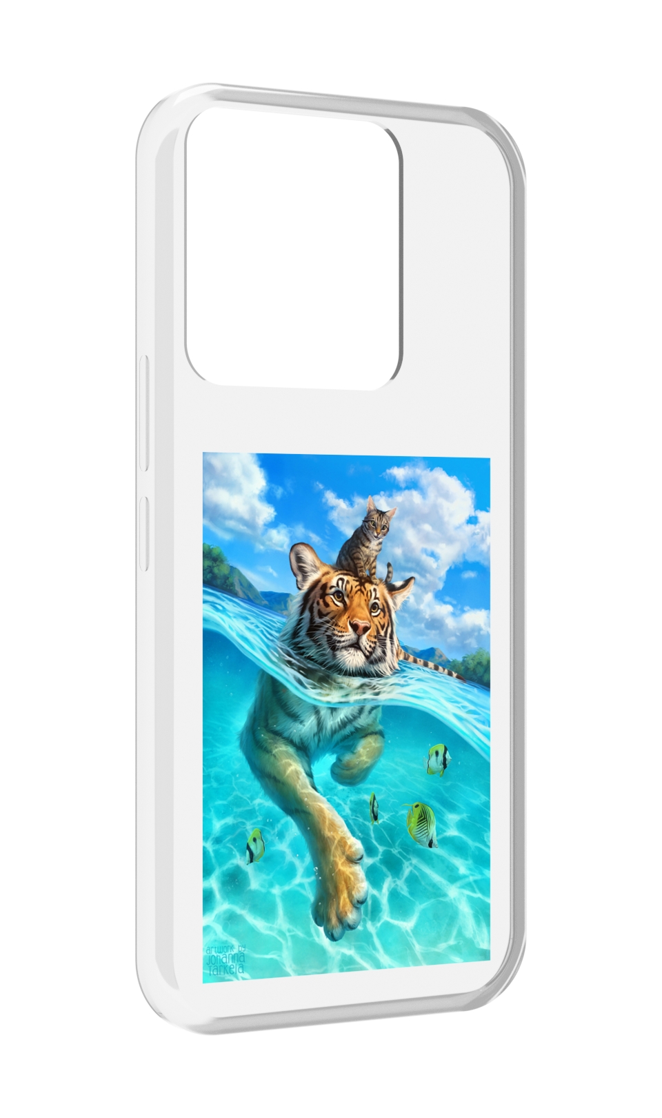 Чехол MyPads Кот-на-тигре для Tecno Spark Go 2022 / Tecno Spark 8C, Прозрачный, Tocco
Чехол MyPads Кот-на-тигре для Tecno Spark Go 2022 / Tecno Spark 8C, Прозрачный, Tocco