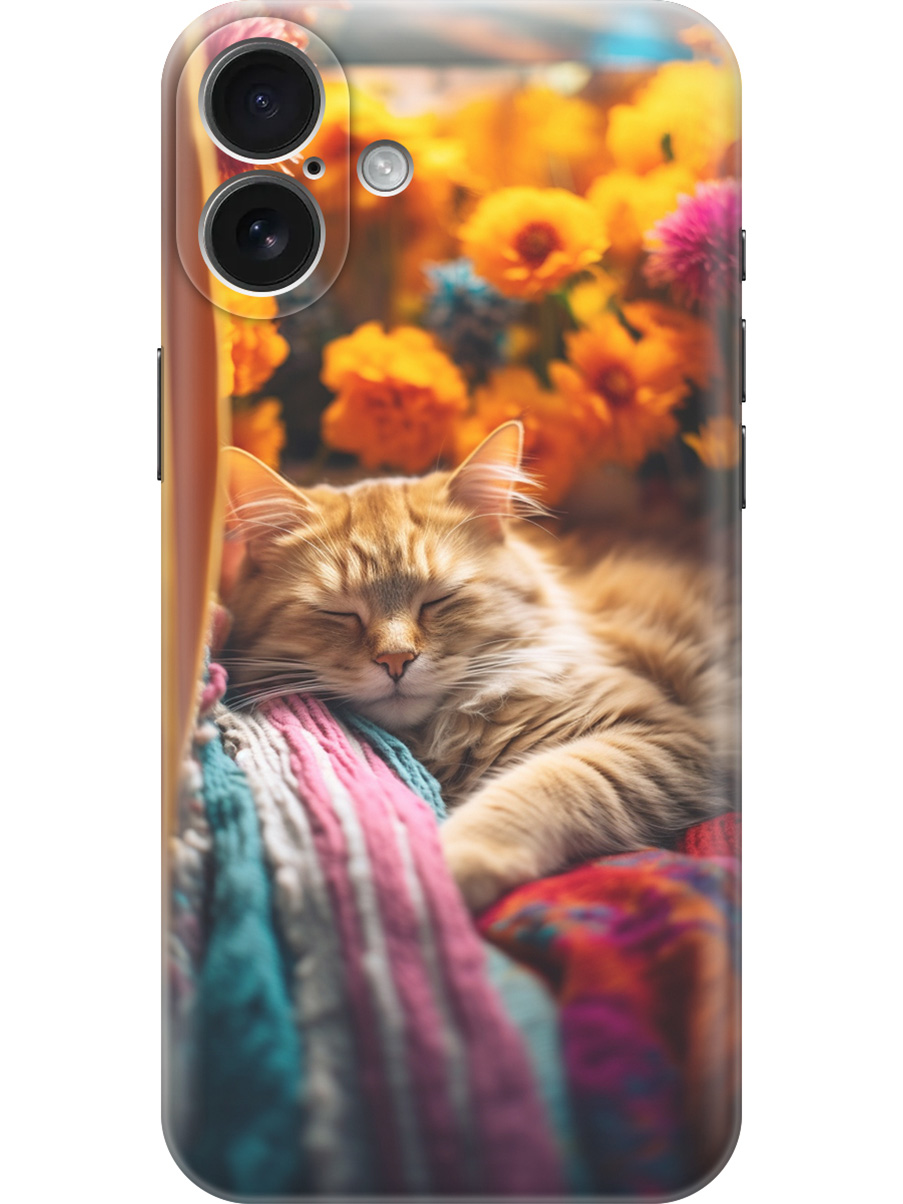 Силиконовый чехол на Apple iPhone 16 Plus с принтом "Спящий на пледе котик", Прозрачный;белый;желтый, 785197111
Силиконовый чехол на Apple iPhone 16 Plus с принтом "Спящий на пледе котик", Прозрачный;белый;желтый, 785197111