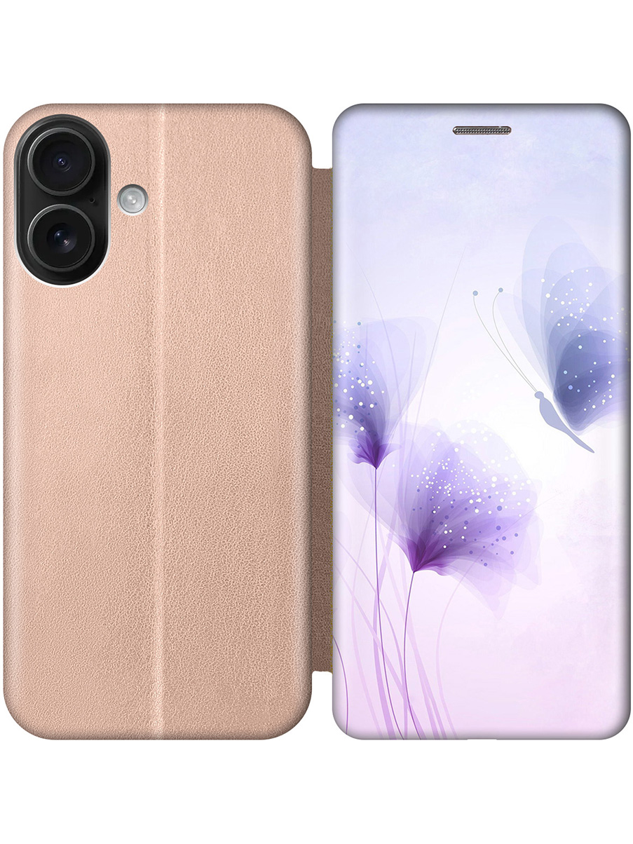 Чехол-книжка на Apple iPhone 16 с принтом "Бабочка и фиолетовые цветы" золотой, Золотистый;фиолетовый, 785196523
Чехол-книжка на Apple iPhone 16 с принтом "Бабочка и фиолетовые цветы" золотой, Золотистый;фиолетовый, 785196523
