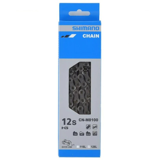 Цепь Shimano Ultegra/XT CN-M8100 Chain/Замок SM-CN910 в комплекте/12-Speed (138 звеньев), Серебристый
Цепь Shimano Ultegra/XT CN-M8100 Chain/Замок SM-CN910 в комплекте/12-Speed (138 звеньев), Серебристый