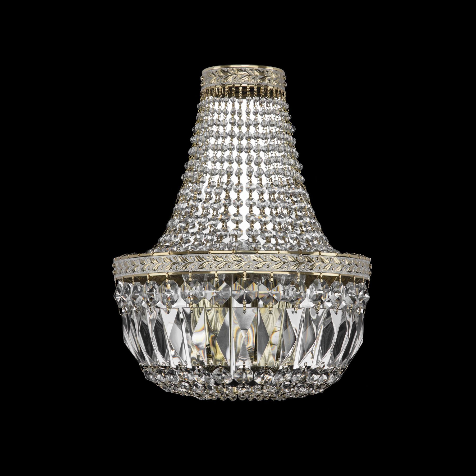 фото Хрустальное потолочное бра 19041b/h1/25iv gw bohemia ivele crystal