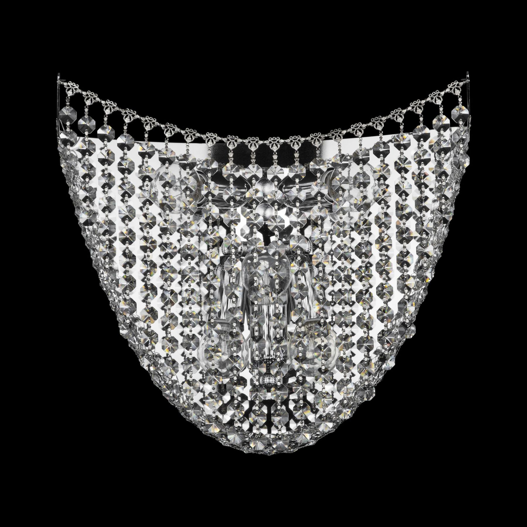 фото Хрустальное настенное бра 77081b/34 ni bohemia ivele crystal