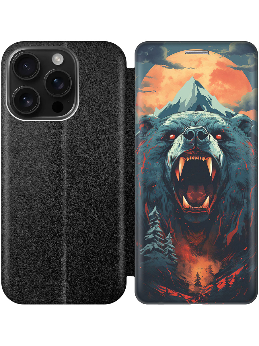 Чехол-книжка на Apple iPhone 16 Pro с принтом "Гризли при красной луне" черный, Черный;красный;синий, 785197713
Чехол-книжка на Apple iPhone 16 Pro с принтом "Гризли при красной луне" черный, Черный;красный;синий, 785197713