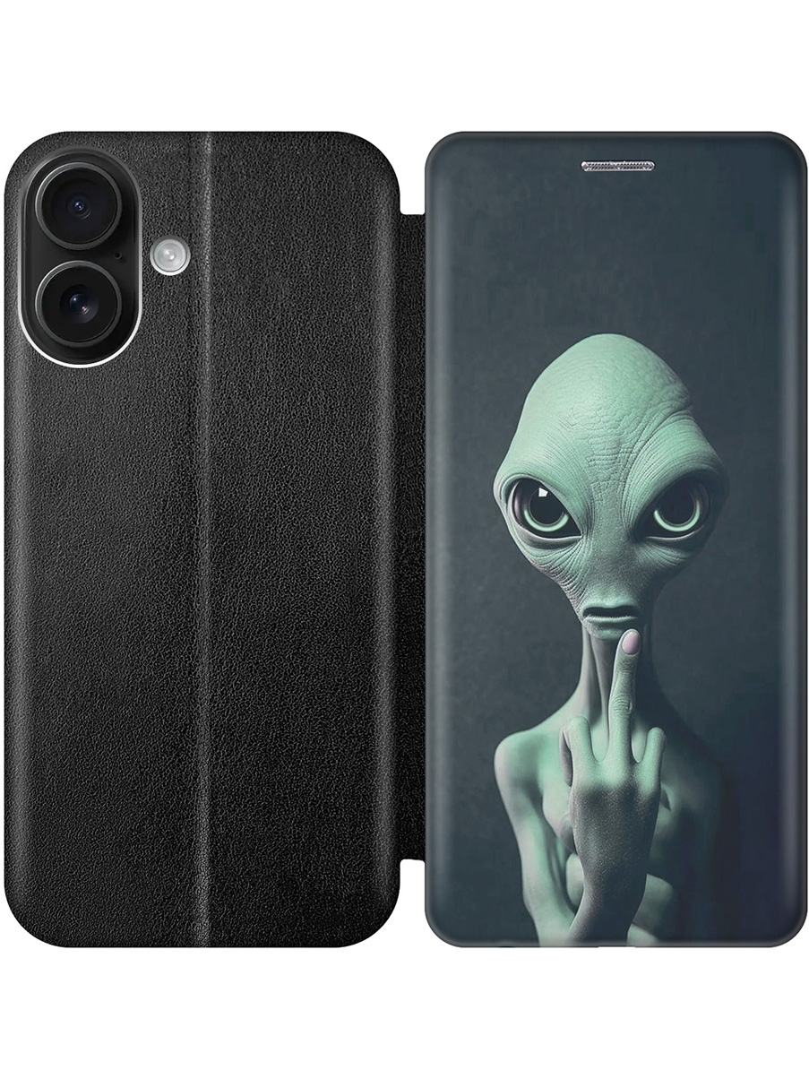 Чехол-книжка на Apple iPhone 16 с принтом "Инопланетянин" черный, Черный;зеленый;синий, 785196513
Чехол-книжка на Apple iPhone 16 с принтом "Инопланетянин" черный, Черный;зеленый;синий, 785196513