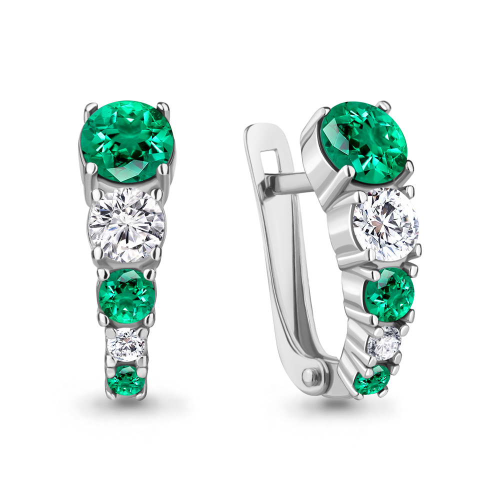 Серьги из серебра с фианитом/изумрудом искусственным Aquamarine 49460АГ_925_р, 49460АГ_925_р
Серьги из серебра с фианитом/изумрудом искусственным Aquamarine 49460АГ_925_р, 49460АГ_925_р