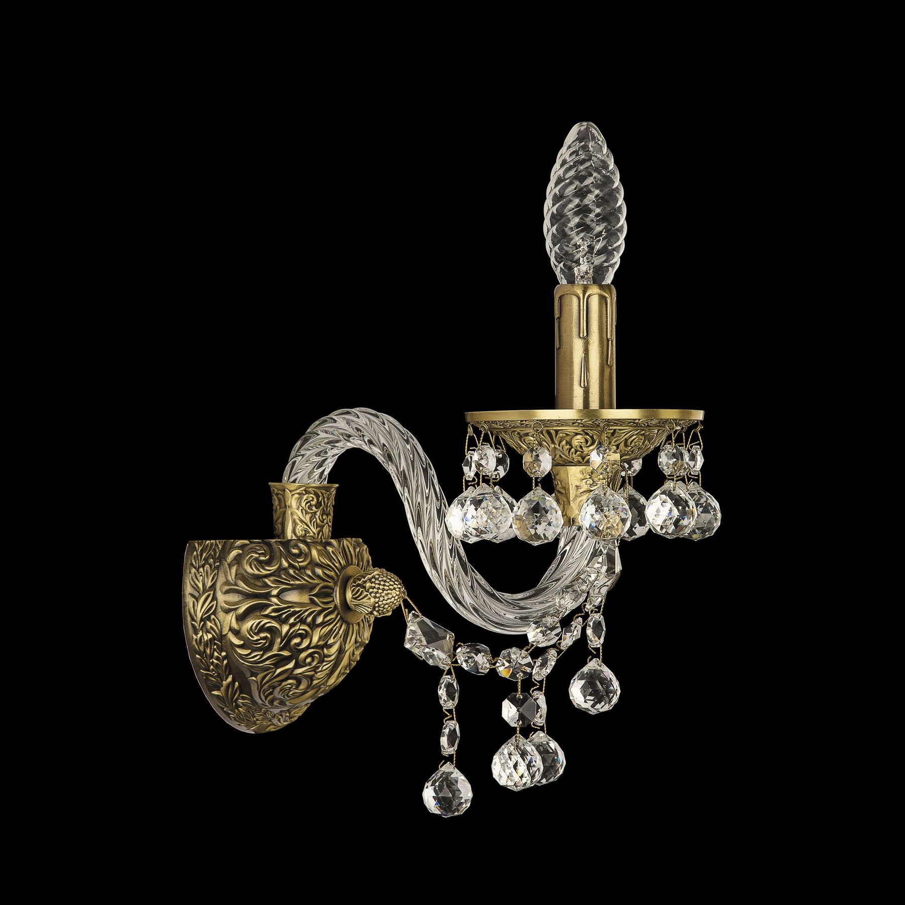 фото Хрустальное настенное бра 16109b/1/141 fp bohemia ivele crystal