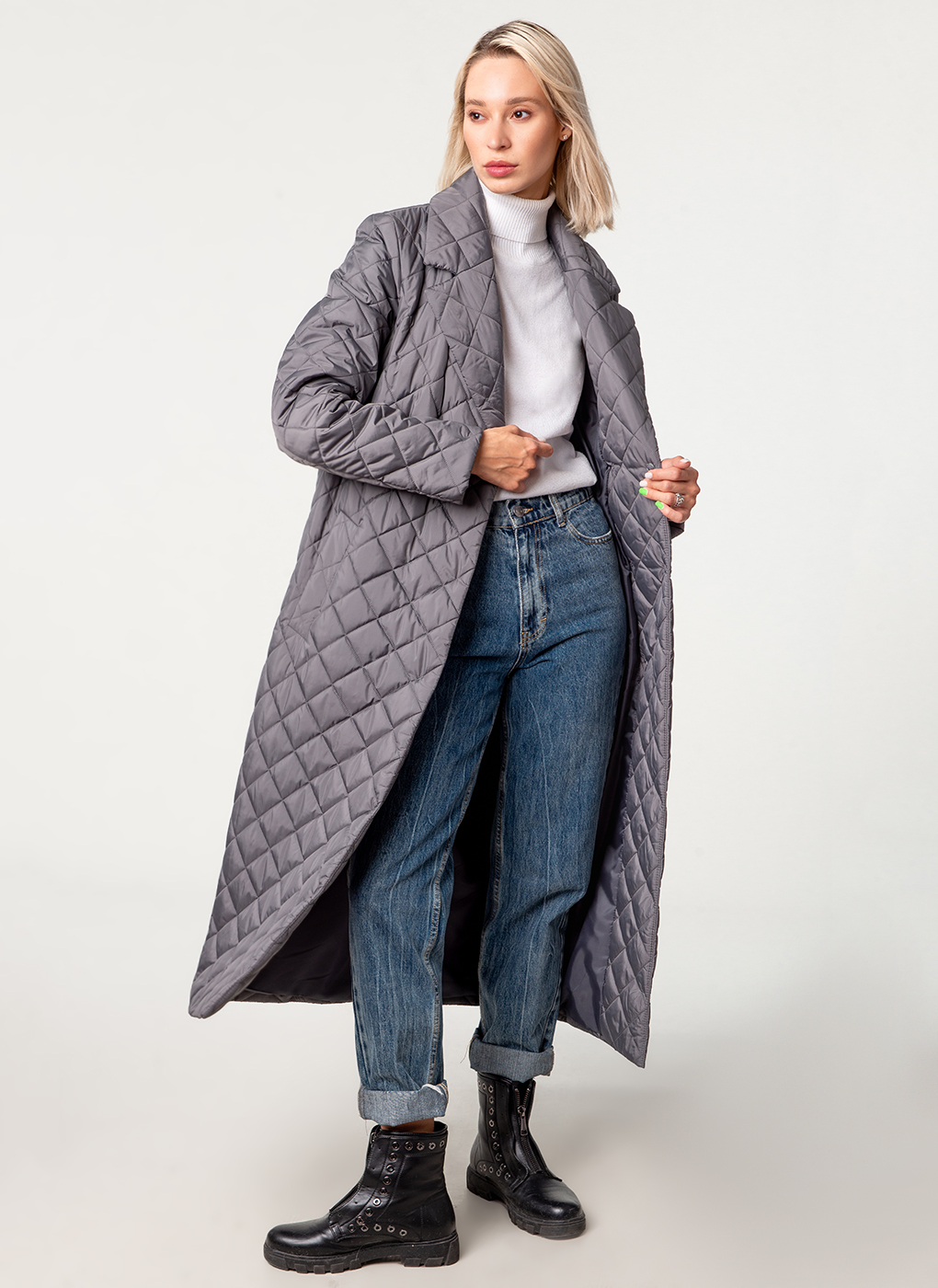 Пальто женское Каляев 62965 серое 52 RU, 62965
Пальто женское Каляев 62965 серое 52 RU, 62965