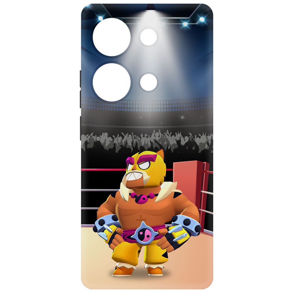 Чехол-накладка Soft Case Brawl Stars - Эль Тигро для Xiaomi Redmi Note 13 Pro 4G черный
Чехол-накладка Soft Case Brawl Stars - Эль Тигро для Xiaomi Redmi Note 13 Pro 4G черный