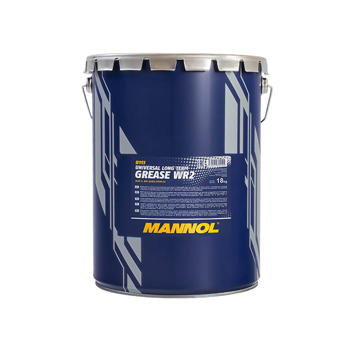 фото Водостойкая смазка mannol wr-2 universal long term grease wr2 пластичная 2147, 18 кг