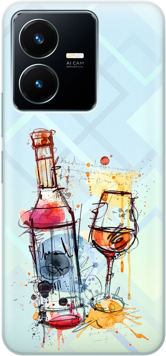 Силиконовый чехол на Vivo Y22 с 3D принтом "Aquarelle Wine" прозрачный, Прозрачный;красный, 157801
Силиконовый чехол на Vivo Y22 с 3D принтом "Aquarelle Wine" прозрачный, Прозрачный;красный, 157801