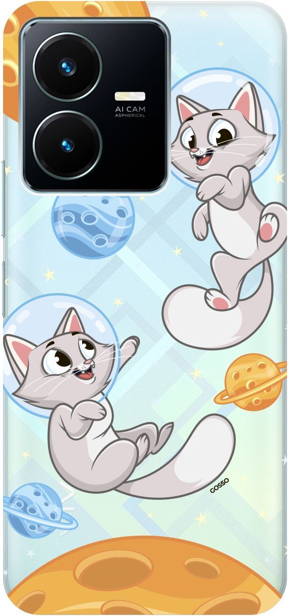 Силиконовый чехол на Vivo Y22 с 3D принтом "CosmoCats" прозрачный, Прозрачный;оранжевый, 157801
Силиконовый чехол на Vivo Y22 с 3D принтом "CosmoCats" прозрачный, Прозрачный;оранжевый, 157801
