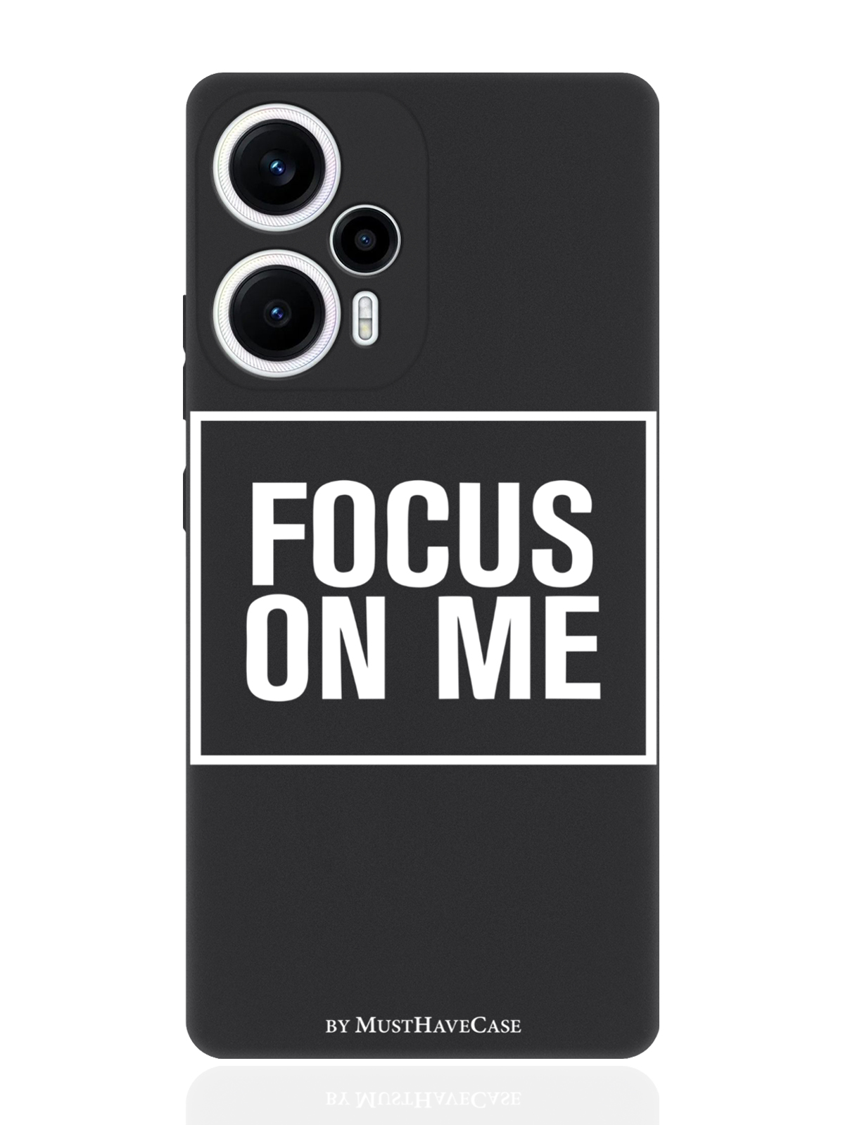Чехол для смартфона Poco F5 / Xioami Redmi Note 12 Turbo черный силиконовый Focus on me, Черный;белый
Чехол для смартфона Poco F5 / Xioami Redmi Note 12 Turbo черный силиконовый Focus on me, Черный;белый