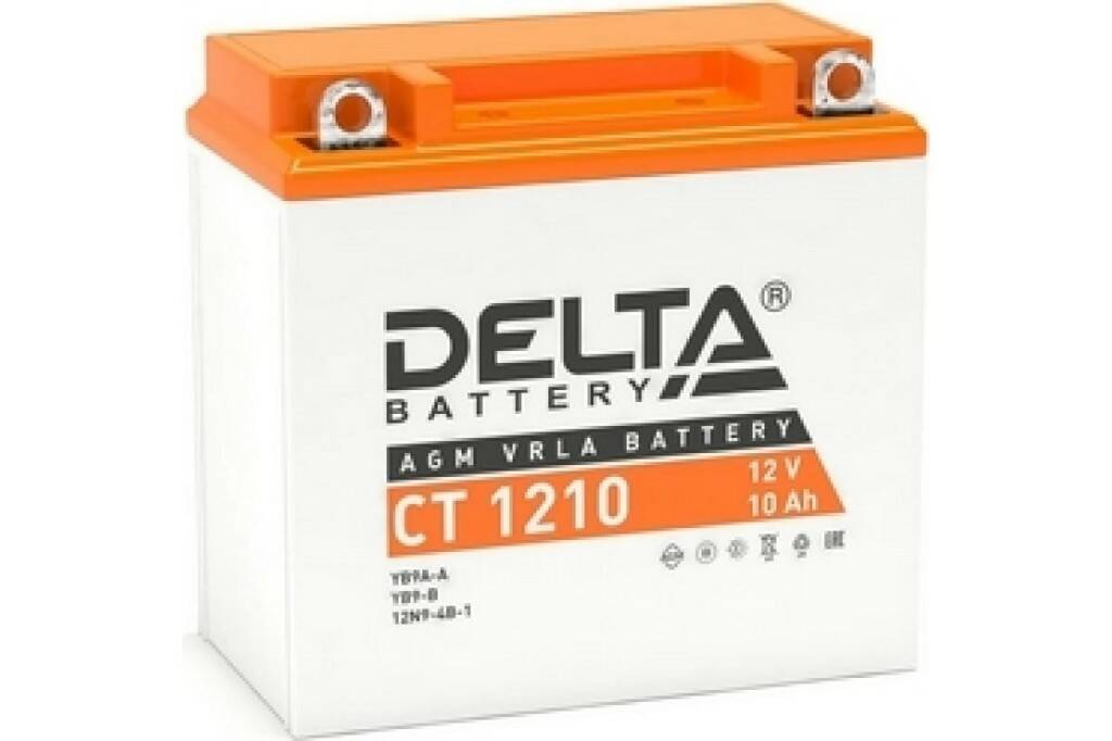 Delta CT 1210 Мото аккумулятор стартерный для мотоцикла, квадроцикла, скутера, мопеда, сне
Delta CT 1210 Мото аккумулятор стартерный для мотоцикла, квадроцикла, скутера, мопеда, сне