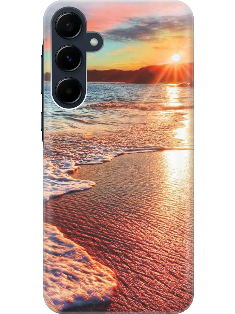 Силиконовый чехол на Samsung Galaxy A35 с рисунком "Залитый светом пляж", Оранжевый;коричневый, 20012130
Силиконовый чехол на Samsung Galaxy A35 с рисунком "Залитый светом пляж", Оранжевый;коричневый, 20012130