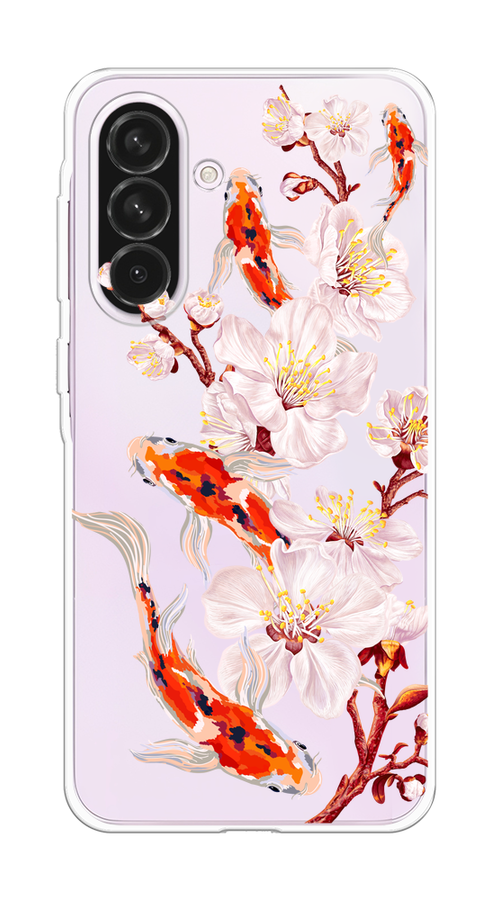 Чехол на Samsung Galaxy A56 5G "Карпы и сакура", Оранжевый;розовый;бежевый;прозрачный, 2110850-1
Чехол на Samsung Galaxy A56 5G "Карпы и сакура", Оранжевый;розовый;бежевый;прозрачный, 2110850-1
