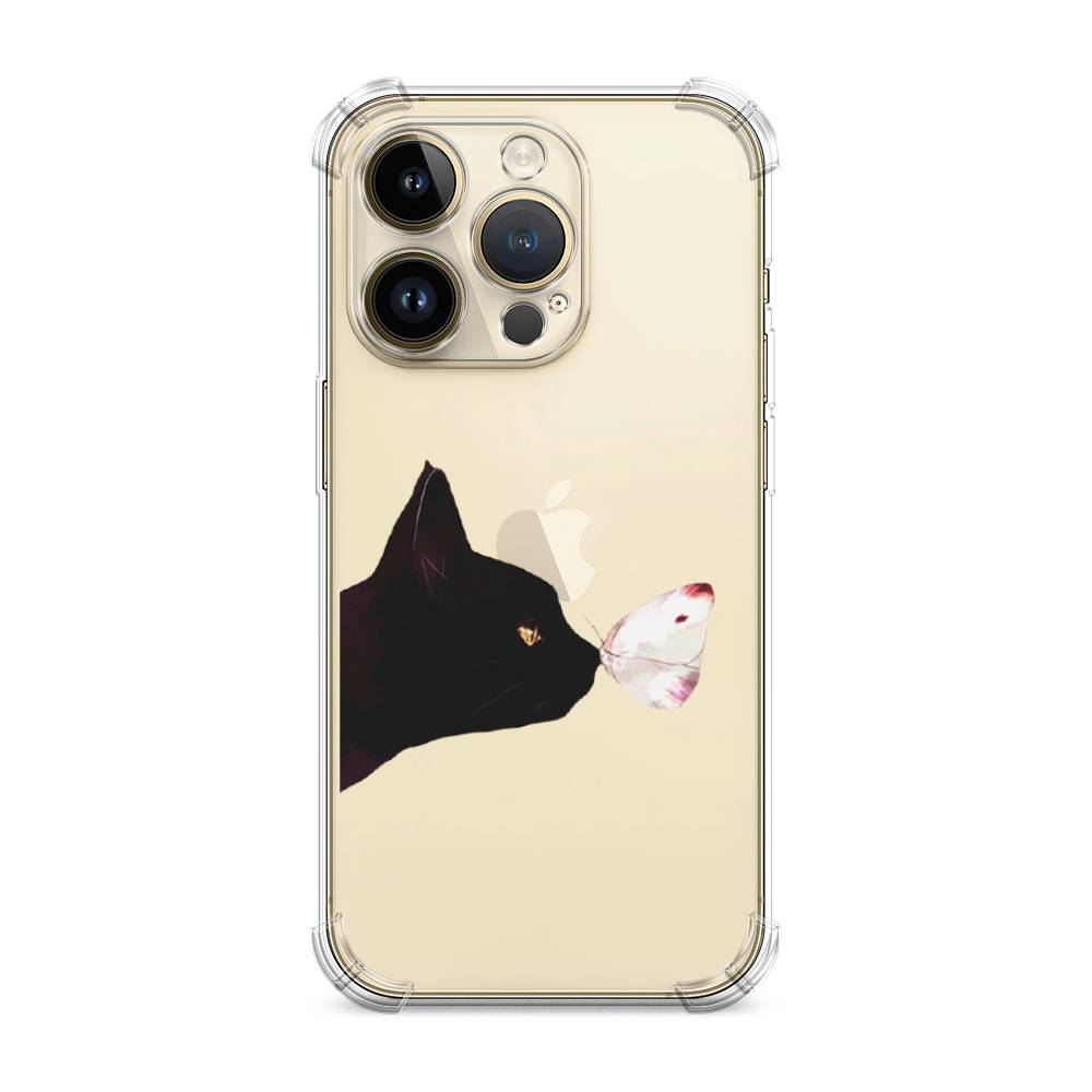 Чехол Awog на Apple iPhone 14 Pro / Айфон 14 Про "Черный кот и бабочка", Бежевый;черный, 15251-1
Чехол Awog на Apple iPhone 14 Pro / Айфон 14 Про "Черный кот и бабочка", Бежевый;черный, 15251-1