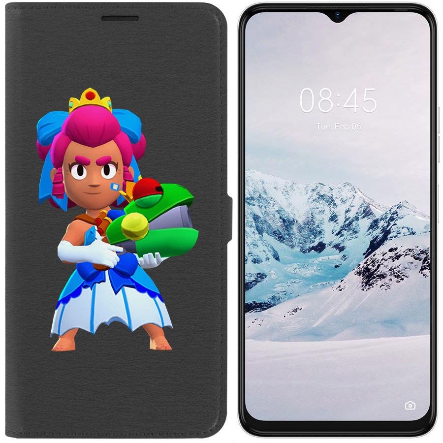 Чехол-книжка Krutoff Eco Book для Tecno Spark 9 Pro Brawl Stars-Принцесса Шелли (черный)
Чехол-книжка Krutoff Eco Book для Tecno Spark 9 Pro Brawl Stars-Принцесса Шелли (черный)