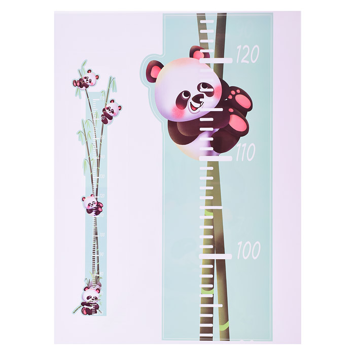 Интерьерная наклейка ростомер "Panda" 50x70 см, ПВХ, в пластиковом пакете, Многоцветный
Интерьерная наклейка ростомер "Panda" 50x70 см, ПВХ, в пластиковом пакете, Многоцветный