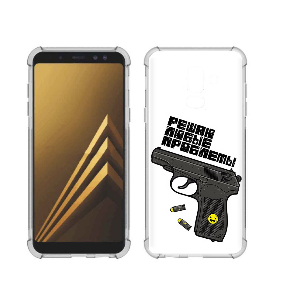 Чехол MyPads Tocco для Samsung Galaxy A6+ (2018) пистолет против проблем, Прозрачный, Tocco
Чехол MyPads Tocco для Samsung Galaxy A6+ (2018) пистолет против проблем, Прозрачный, Tocco