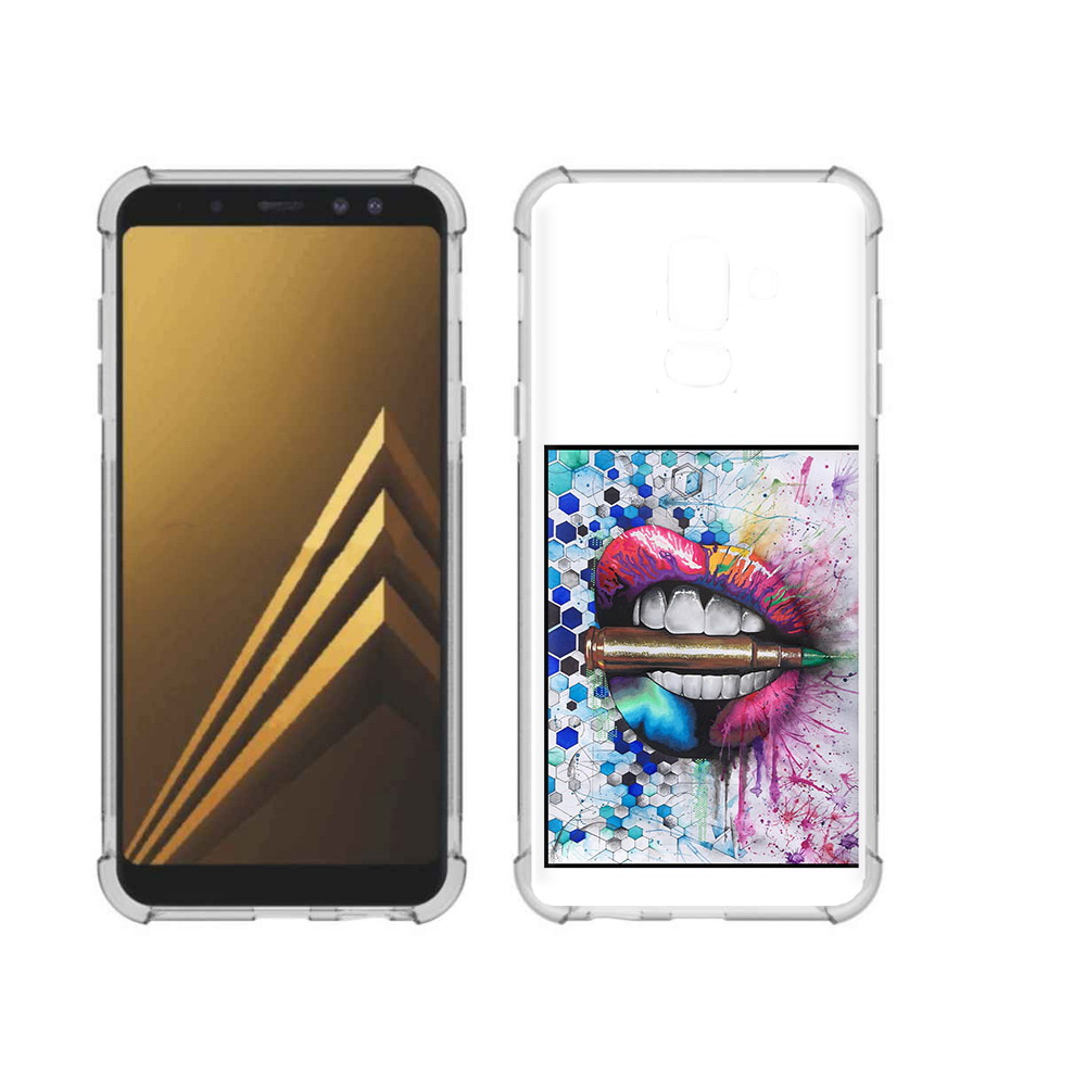 Чехол MyPads Tocco для Samsung Galaxy A6+ (2018) разноцветные губы с пулей, Прозрачный, Tocco
Чехол MyPads Tocco для Samsung Galaxy A6+ (2018) разноцветные губы с пулей, Прозрачный, Tocco