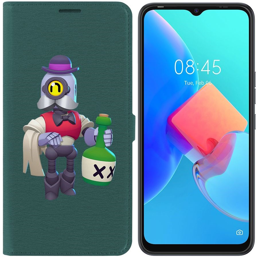 Чехол-книжка Krutoff Eco Book для Tecno Spark 8C Brawl Stars-Барли (зелёный опал)
Чехол-книжка Krutoff Eco Book для Tecno Spark 8C Brawl Stars-Барли (зелёный опал)