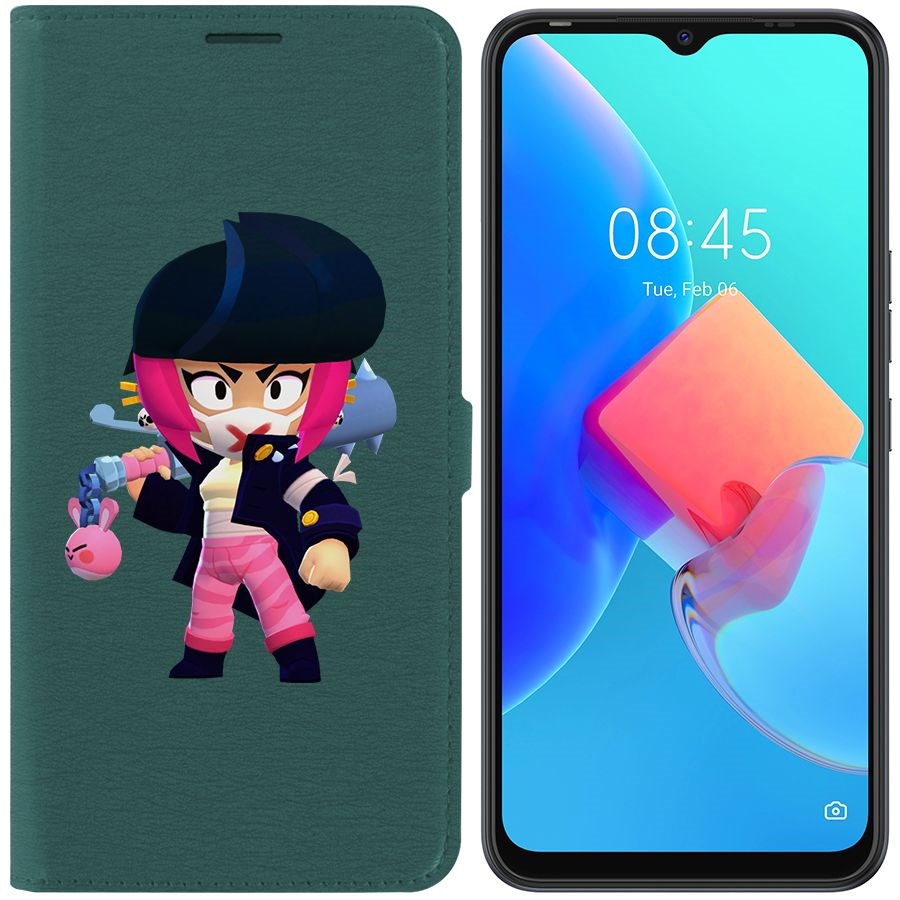Чехол-книжка Krutoff Eco Book для Tecno Spark 8C Brawl Stars-Ужасная Биби (зелёный опал)
Чехол-книжка Krutoff Eco Book для Tecno Spark 8C Brawl Stars-Ужасная Биби (зелёный опал)