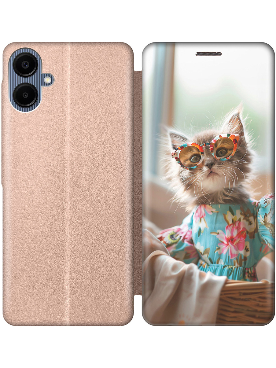 Чехол-книжка на Samsung Galaxy A06 с принтом "Кошечка в голубом платье" золотой, Золотистый;белый;голубой;серый, 786717511
Чехол-книжка на Samsung Galaxy A06 с принтом "Кошечка в голубом платье" золотой, Золотистый;белый;голубой;серый, 786717511