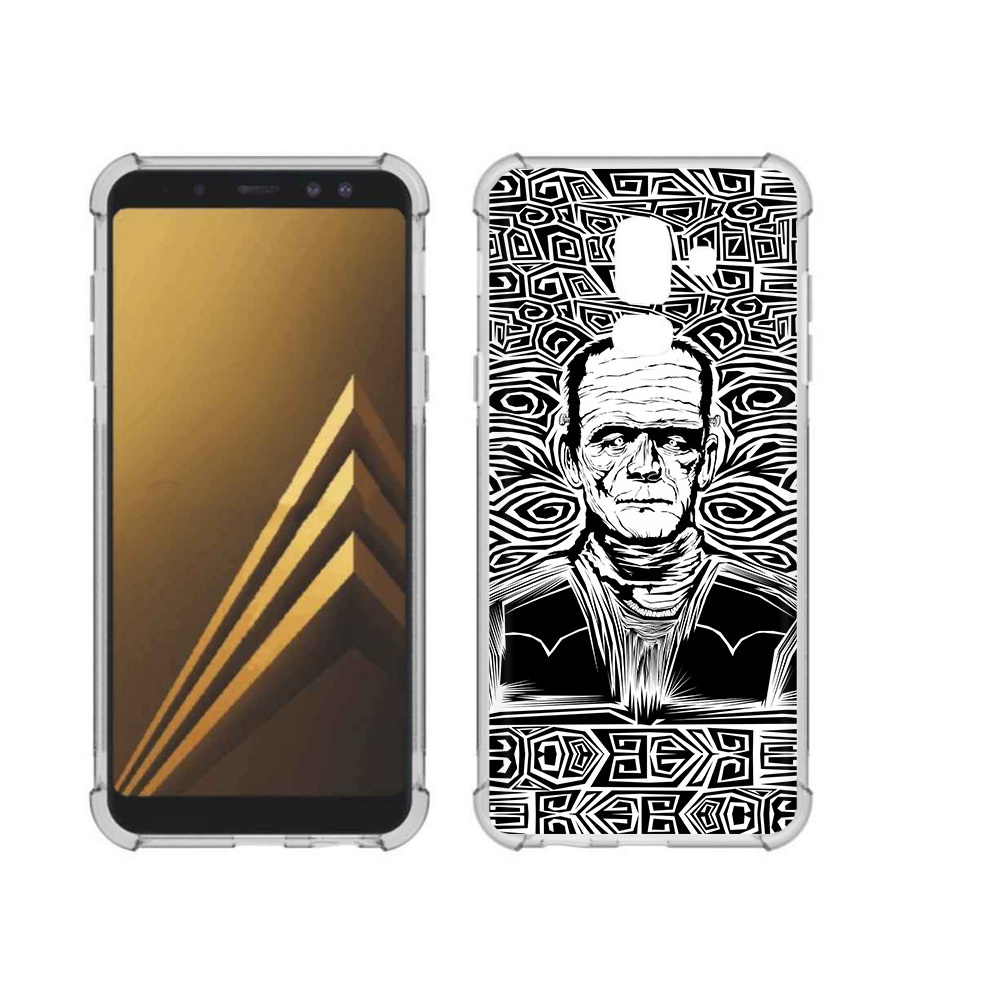 Чехол MyPads Tocco для Samsung Galaxy A6+ (2018) франкенштейн черно белый, Прозрачный, Tocco 
Чехол MyPads Tocco для Samsung Galaxy A6+ (2018) франкенштейн черно белый, Прозрачный, Tocco