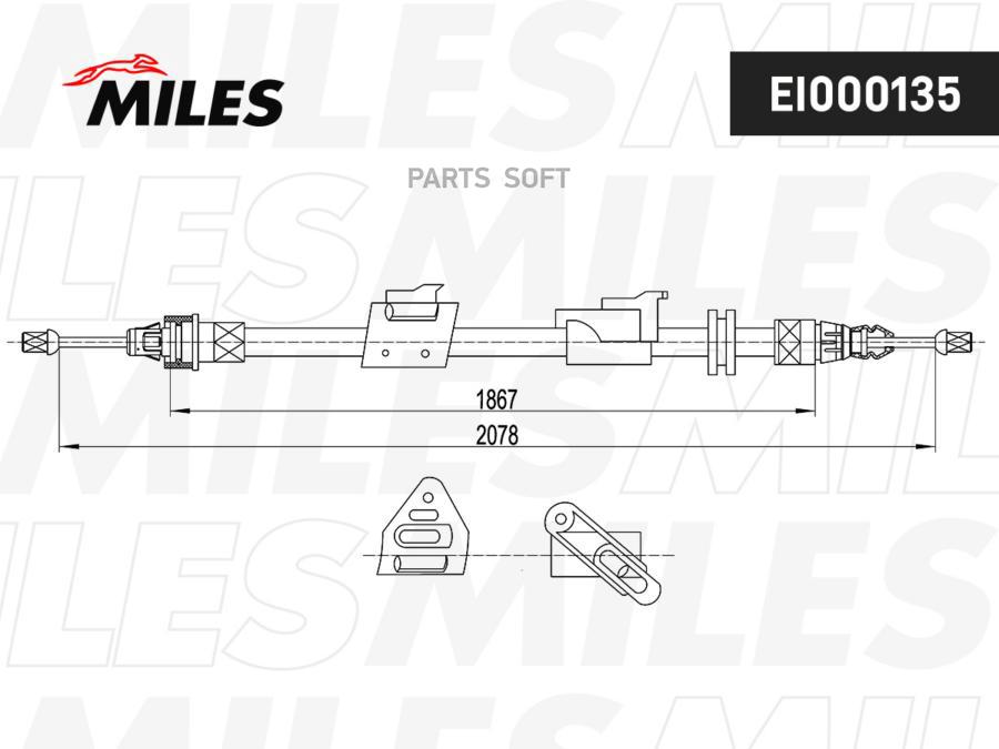 MILES EI000135 Трос ручного тормоза FORD GALAXY 07-/MONDEO 06-/S-MAX 07- задний лев. 1шт
MILES EI000135 Трос ручного тормоза FORD GALAXY 07-/MONDEO 06-/S-MAX 07- задний лев. 1шт