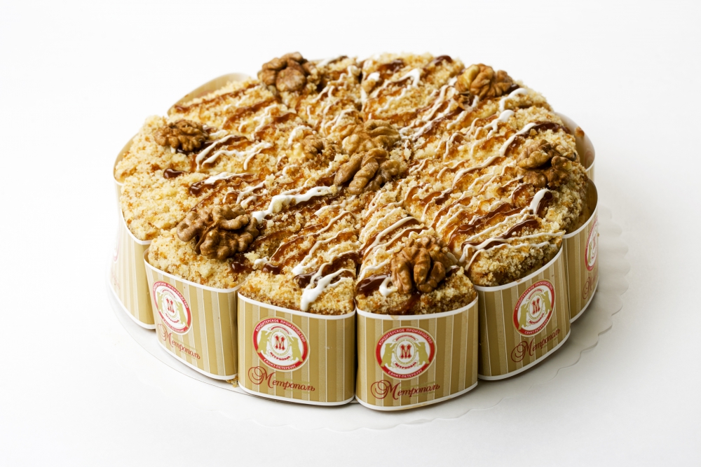 фото Торт метрополь медово-сметанный север-метрополь