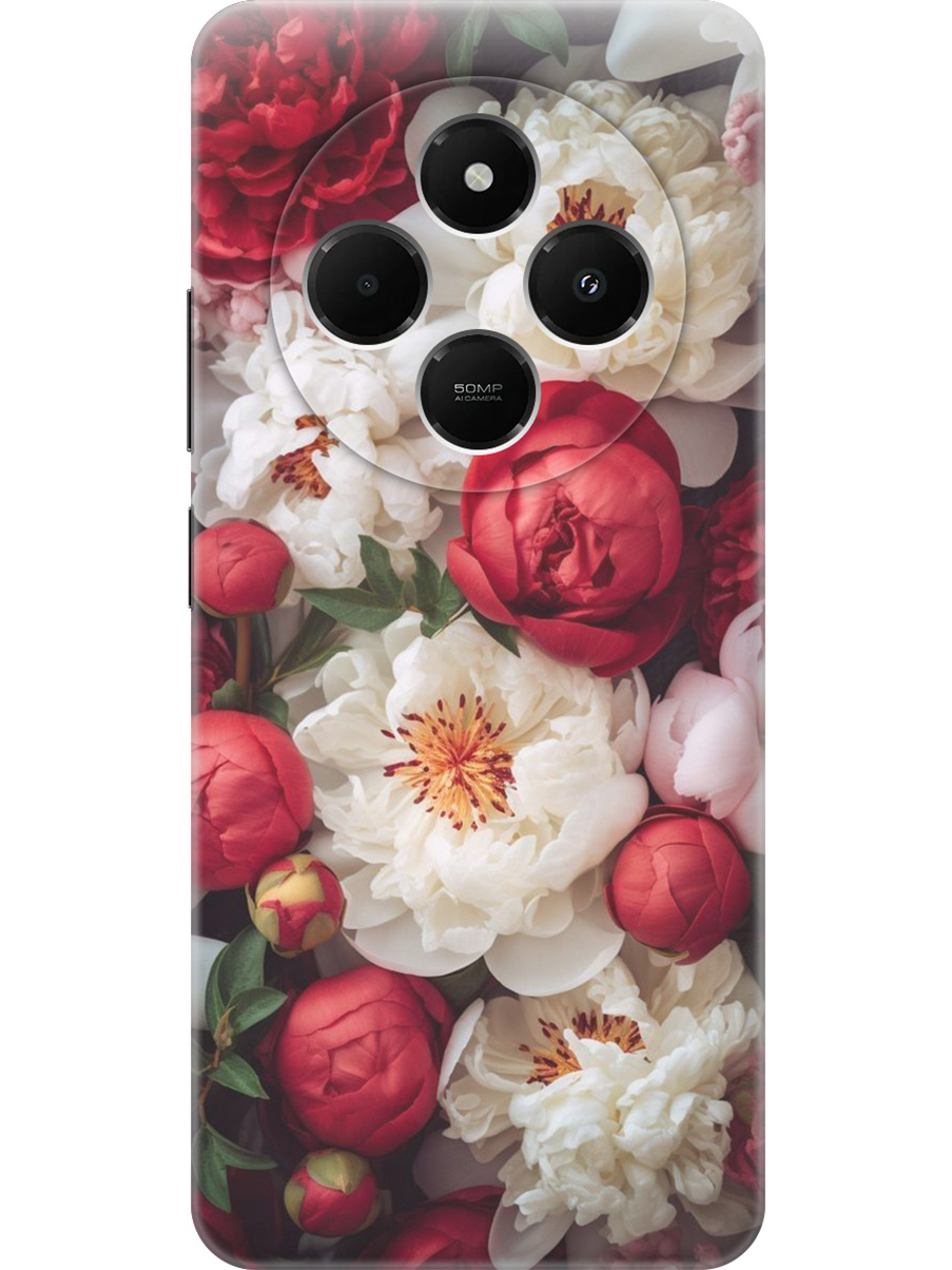 Силиконовый чехол на Xiaomi Redmi 14C, Poco C75 с принтом "Красно-белые пионы", Прозрачный;белый;красный, 786715721
Силиконовый чехол на Xiaomi Redmi 14C, Poco C75 с принтом "Красно-белые пионы", Прозрачный;белый;красный, 786715721